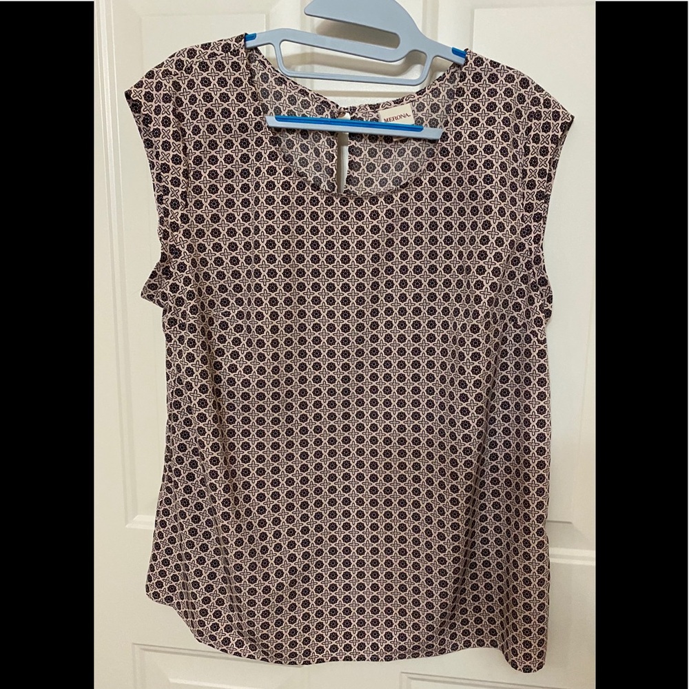 Merona Cap-Sleeve Shell